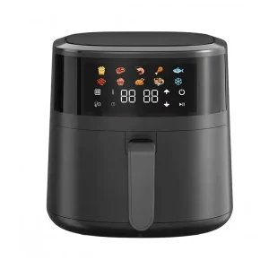 4L 4.5L Multifunctional Digital Touch Screen Electric Oven Oil Free Baking Air Fryer with Large Capacity for Hotel Use