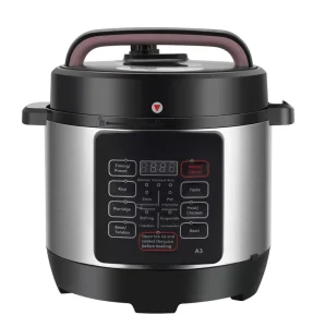 4L 5L 6L Electric Pressure Rice Cooker Stainless Steel Multi-Functional with LED Display for Household Hotel Use