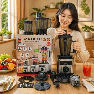 4L 8 in 1 Kitchen Appliances Commercial Mixer Smoothie Juicer Food Processor Heavy Duty Blender