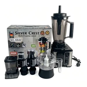 4L 9500W Blender 110-220V Wide Voltage Multifunctional Food Processor with Meat Grinder for Home and Hotel
