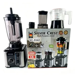 4L 9500W Electric Heavy Duty Blender 110 220V Plastic BPA Free 5+ Speeds Multifunctional Food Processor Meat Grinder Home