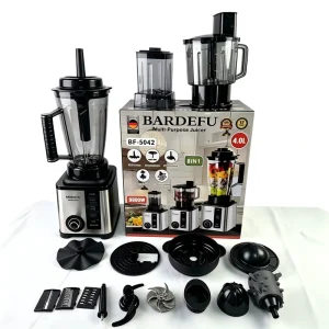 4L High Power Electric 9500W Commercial Grade Stainless Steel Large Capacity Household Blending Machine 8 in 1 Multi Functional