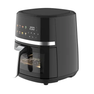 4L Large Capacity Air Fryer Oven 1450W with View Window Digital Control for Family Meals