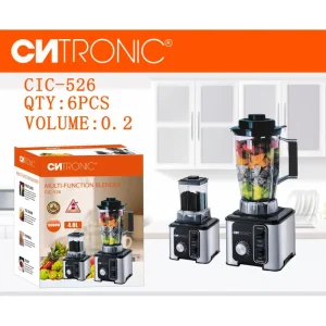 4L Large Capacity High Power Household Mixer Grinder Heavy Duty Portable Ice Smoothie Blender 2Cup