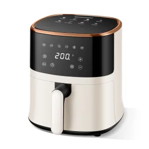 4L Multi Functional Air Fryer Oven Smart Digital LCD Cooker with PTFE Non Stick Surface for Oil Less Cooking