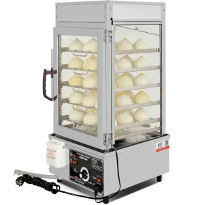 5-Layer 110/220V Bun Steamer Electric Food Display Steamer Bun Steamer for Fast Food Shops