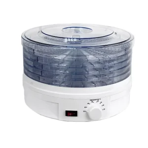 5 Layer Electric Food Dehydrator Liftable Trays Mechanical Control Energy Efficiency Class Food Grade PP Household Use