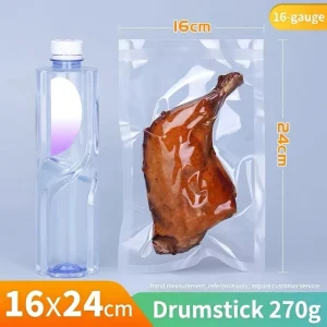 5 Mil Heavy Duty BPA Free Embossed Vacuum Sealer Bags for Sous Vide Cooking Textured Puncture Resistant Clear Food Storage Bags