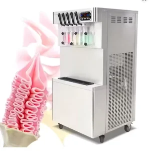 5 Mixed Flavours Soft Serve Ice Cream Machine Ice Cream Maker Frozen Yogurt Iice Cream Machine
