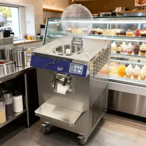 5 Programs 4 in 1 Small Batch Freezer 30L Vertical Automatic Fruits Gelato Hard Ice Cream Machine for Ice Cream Cart