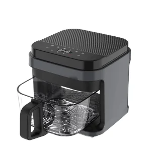 5.5L 1200W Healthy Electric Smart Air Fryer 360 Visible Digital Fryer Air Fryer Oven Without Oil