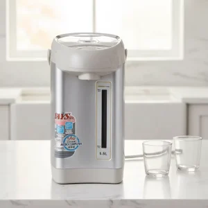 5.5L Electric Air Pot Water Boiler Warmer 304 Stainless Steel Electric Thermo Pot Hot Water Dispenser for Home & Office