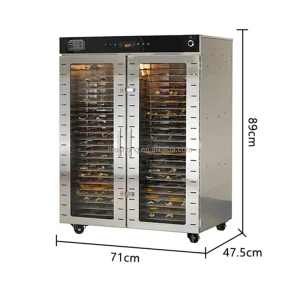 50 Tier Flat Bed Large Commercial Household Dried Fruit Machine Air Dryer Dried Fruit and Vegetable Food Dehydrated Food Dryer