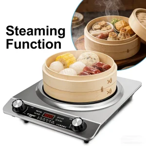 5000W Commercial Cooktop Multifunctional Concave Ceramic Glass Induction Stove Portable Electric Cooker Factory Price