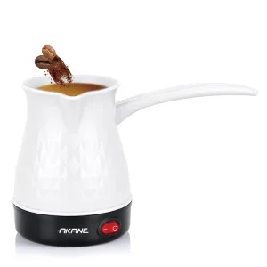 500W Electric Coffee Pot 500ml Capacity Turkish Style Maker Uniform Heating One Touch Switch for Quick Daily Brewing Use