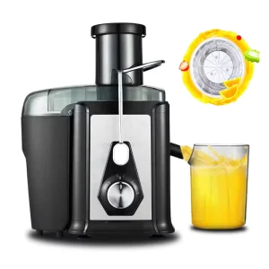 500W Electric Commercial Vegetable and Fruit Juice Extractor Big Feeding Mouth Smoothie Cold Press 110V 220V for Household Use