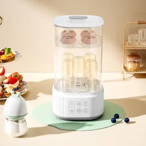 500W Portable Food Grade PP BPA Free Baby Bottle Steamer Baby Bottle Sterilizers and Dryer