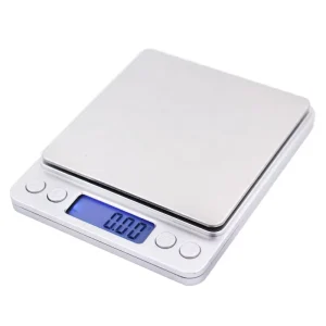 500g 0.01g Digital Scale Electronic Food Weighing Scales With 2 Trays for Kitchen Jewelry