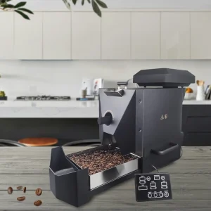 500g Automatic Coffee Roaster Machine for Home Use with Smoke Filter, Smoke Pipes and Chaff Collector