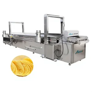500kg/h Electric Frying Machine New Condition French Fries Cornflakes Broasted Crispy Chicken Deep Fryer