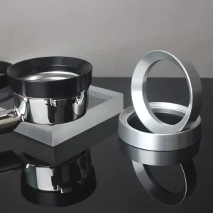 51mm 53mm 58mm Espresso Dosing Funnel Magnetic Portafilter Ring Coffee Brewing Accessories Durable Aluminum Barista Kitchen Tool