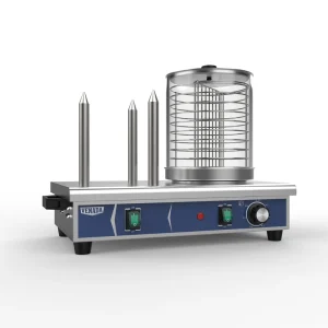 520W High Power Bread Warmer for Hot Dog Electric Hot Dog Roller Grill Machine 4 Buns Sausage Bread Warmer Steamer