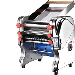 550W Electric Noodle Machine Automatic Pasta Maker Spaghetti Dough Roller Home Commercial Use Restaurants Food Lovers