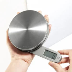 5KG Household Metal Electronic Digital Kitchen Scale Foldable Weighting Scale Waterproof Battery free