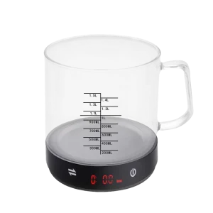 5KG Smart Digital Kitchen Scale with Scale Tray Tempered Glass AAA Battery for Accurate Weight Measuring