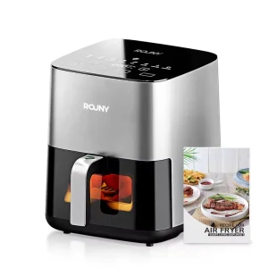 5L Air Fryer 1450W Healthy Air Fryer Oven Touch Screen Electric Air Fryer with Non stick Basket Adjustable Temp
