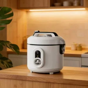 5L Capacity Electric Drum Rice Cooker Non Stick Keep Warm Function Household Use Rice Cooker