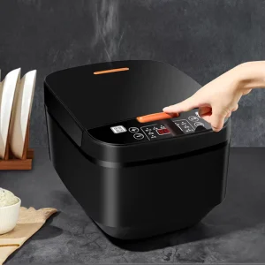 5L Electric Multi-functional Automatic Rice Cooker with Digital Timer Control Plastic Housing Measuring Cup Included