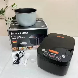 5L Electric Rice Cooker Smart Stainless Steel Non Stick Home Electric Rice Cooker with LED Digital Screen