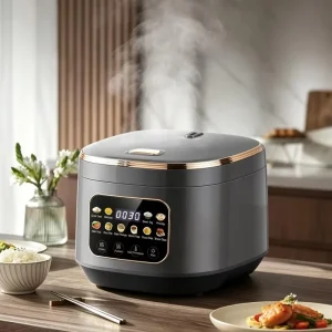 5L Home Intelligent Electric Rice Cooker Multifunctional Electric Rice Cooker with 10 Cooking Modes 24h Appointment and Keep Warm