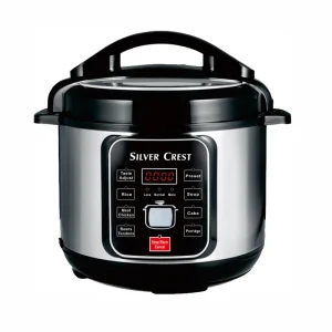 5L Multi functional Silver Stainless Steel Electric Home Rice and Pressure Cooker