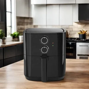 5L Square Plastic Large Capacity Custom Commercial Low Fat Multi functional Electric Non Stick Air Fryer Oven Cooker Household