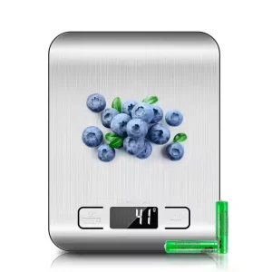 5kg 10kg Kitchen Weighing Scales Stainless Steel Scale LCD Display Smart Digital Electronic Food Scale for Cooking Kitchen