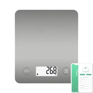 5kg Stainless Steel Digital Kitchen Scale Smart LCD Display Battery Powered Food Scale Accurate Weight Home Kitchen