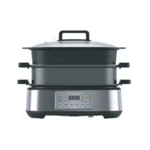 6 Multi Functions for Slow Cook Saute Steam Sear Food Steamer with 4L Power Cord Wrap on Bottom for Easy Storage Multi Cooker