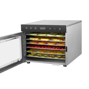 6 Trays Home Small Size Stainless Steel Fruit Dehydrator Food Dryer Dehydrator Drying Machine
