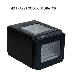 6 Trays Plastic Vegetable Fruit Dehydrator Machine Visual Skylight Electric Fruit Meat Dryer Dehydrator