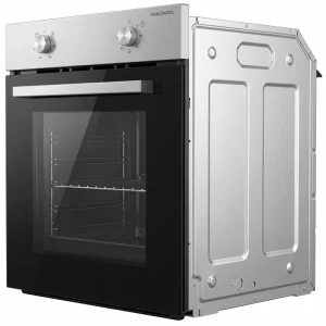 6 function Stainless Steel 24 inch Oven with Mechanical Timer Control 66 liter Capacity Single Built in Microwave Oven Home