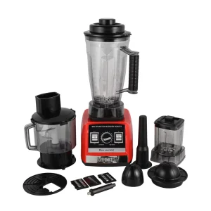 6 in 1 Commercial Portable Stainless Steel Citrus Juicer Blender with 1.5L Capacity Electric for Household & Commercial Use