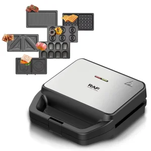 6 in 1 Electrical Non-sticking Sandwich Maker Multi Function Electric Sandwich Maker