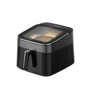 6.5L Metal Body Air Fryer Clear Lid 1700W Rapid Airflow 8L Roast and Bake Multifunction Household Appliances Convection Ovens