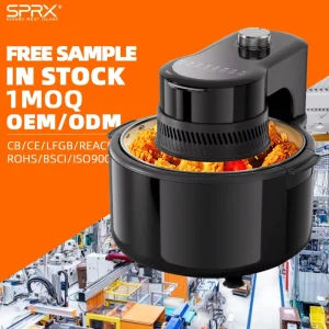 6.5L Visual Lift Air Fryer No Flip Design Manual Control Bulk Order Supply