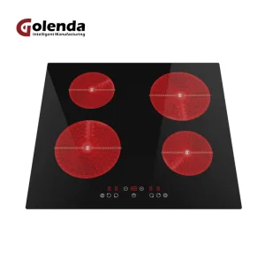 6000W Smart Cooktop Infrared Ceramic Hob Kitchen Household Appliances Four Burner Built In Kitchen Cooktop Electric Source