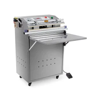 600BES External Vacuum Sealer Stainless Steel Big Pump Industrial Vacuum Packaging Machine for Large Food Bags