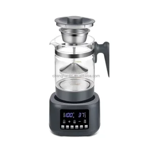 600W 1.3L Thickened Glass 316SS ClassA 72H Constant Temp Auto Shut-off Home Hotel Outdoor Steam Spray Method Tea Electric Kettle