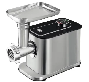600W Electric Stainless Steel Meat Grinder & Slicer Digital Commercial and Household Use Meat Processor